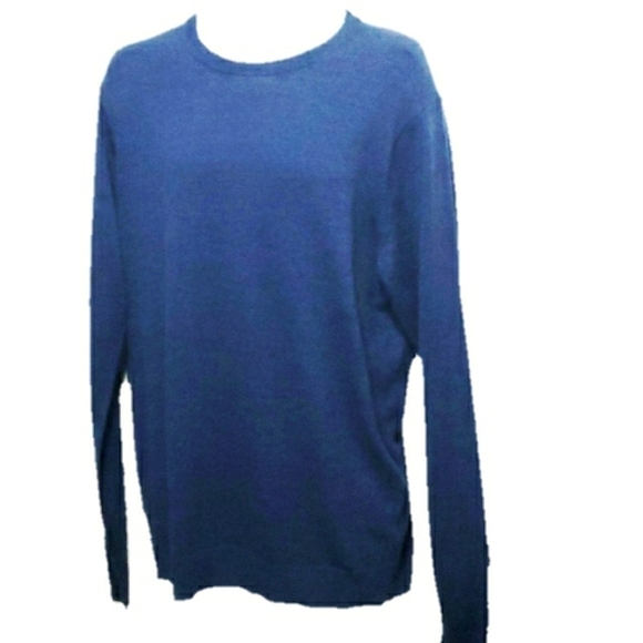 Old Navy Crew Neck Blue Preppy Layer Fall Winter Cozy Sweater - Men's - Picture 2 of 6